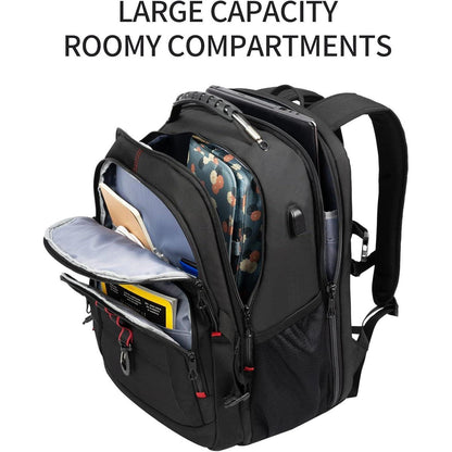 KROSER Laptop Rucksack Herren 18.4 Zoll Wasserdicht