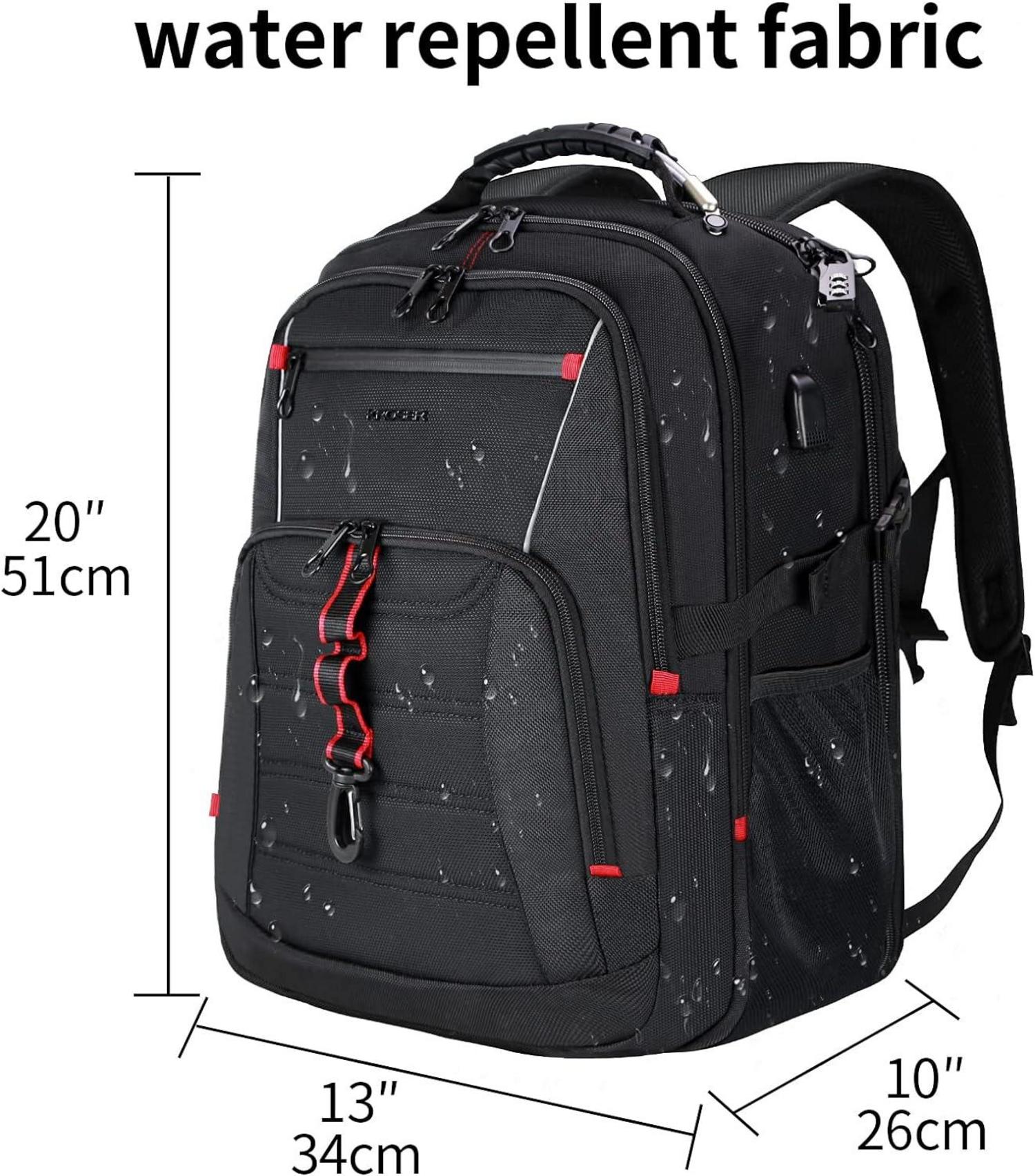 KROSER Laptop Rucksack Herren 18.4 Zoll Wasserdicht