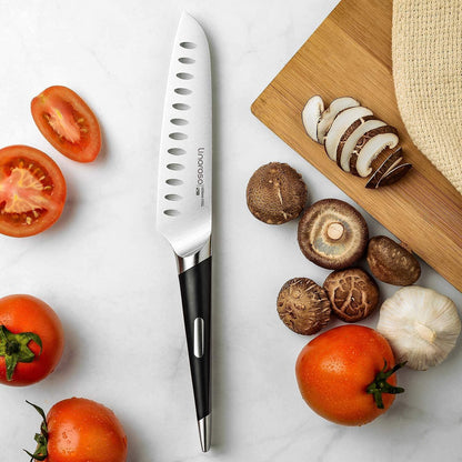 Santoku Messer 6 Zoll Ultra Scharfes Kochmesser Edelstahl mit