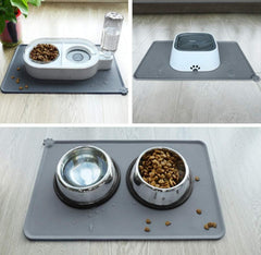 Joytale Silikon Napfunterlage rutschfest 47x30cm Wasserdicht Grau