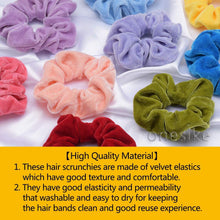 45 Stück Samt Scrunchies Haargummis Mädchen Damen 45 Farben