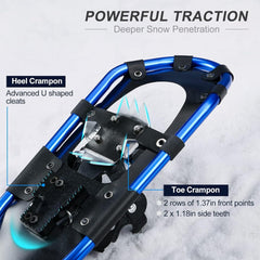 Schneeschuhe mit Steighilfe Allround 4 IN 1