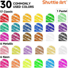 Shuttle Art Tempera Paint Sticks Set 30 Farben Kinder