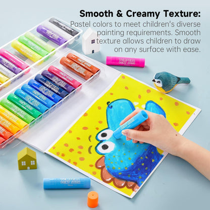 Shuttle Art Tempera Paint Sticks Set 30 Farben Kinder
