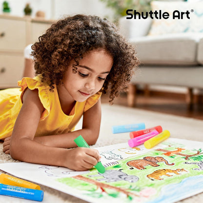 Shuttle Art Tempera Paint Sticks Set 30 Farben Kinder