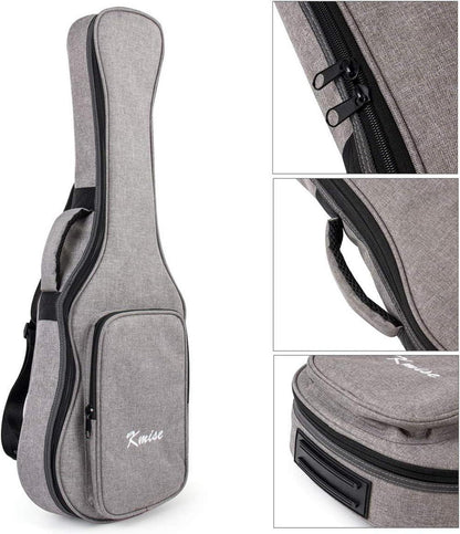 23 Inch Ukulele Tasche Weicher Tragekoffer Doppelter Riemen 3 Plektren