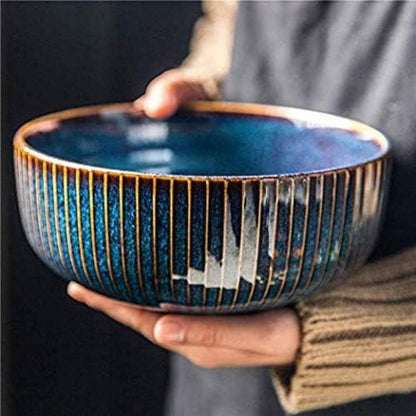 CSYY Salatschüssel Keramik 1800ML Große Porzellan Schüssel