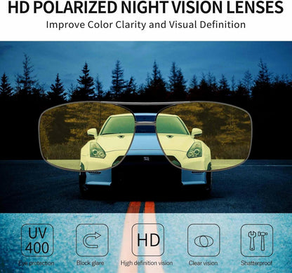 UV400 Polarisierte Sonnenbrille Herren Rechteckig Cat 3