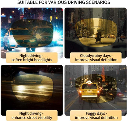 Polarisierte HD Sonnenbrille UV400-Schutz für Herren in Rechteckform