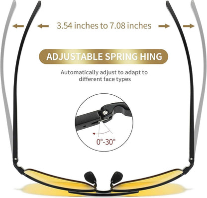 Polarisierte Sonnenbrille Herren UV400 Rechteckig Sungait - CAT 3