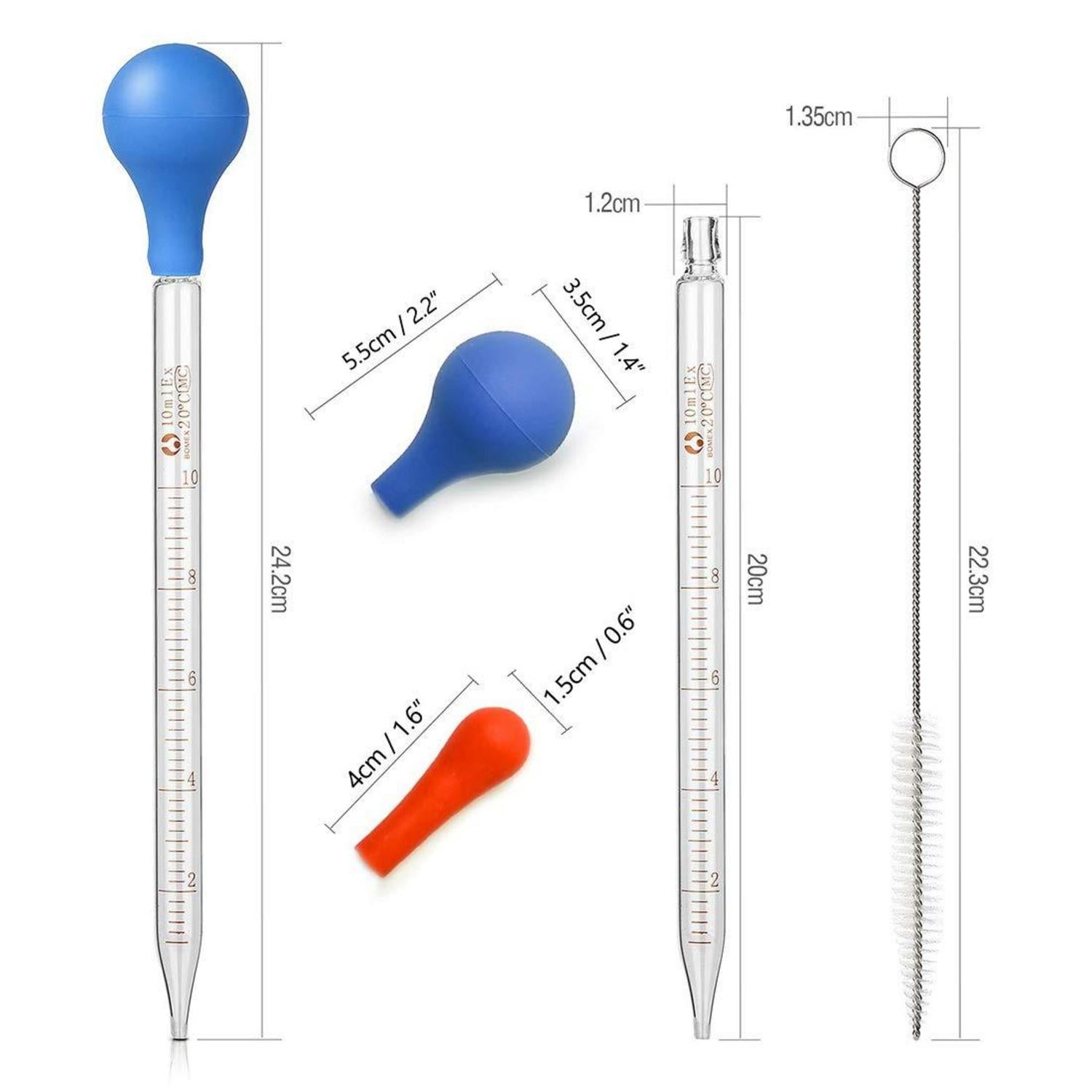 Glas Pipetten Set Tropfpipetten Labor Lebensmittel Medizin