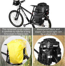 BAIGIO Fahrradtasche 3-in-1 wasserdichte Gepäckträgertasche