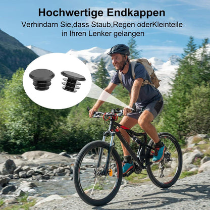 Ergonomische Fahrradgriffe 1 Paar für 22 mm Lenker, rutschfest, Mountainbike Rennrad