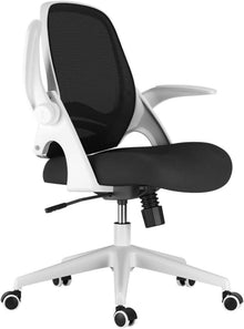 Ergonomischer Bürostuhl mit hochklappbaren