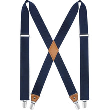 Elastischer Hosenträger Schwarz X Form 3,5cm Starke Halter