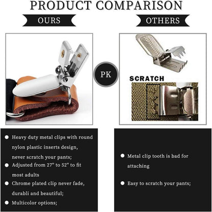 Elastischer Hosenträger Schwarz X Form 3,5cm Starke Halter