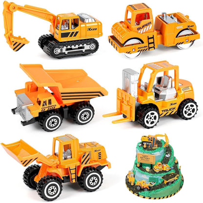 Metall Baustellenfahrzeuge Spielzeug Set 5 Stück Bagger