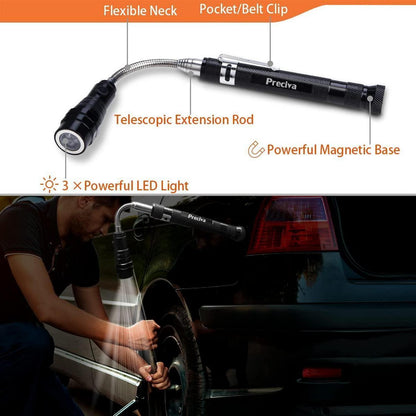 5er Teleskop Werkzeugset - Inspektionsspiegel, Magnet