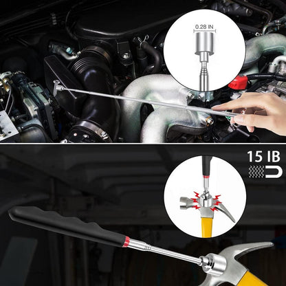 5er Teleskop Werkzeugset - Inspektionsspiegel, Magnet