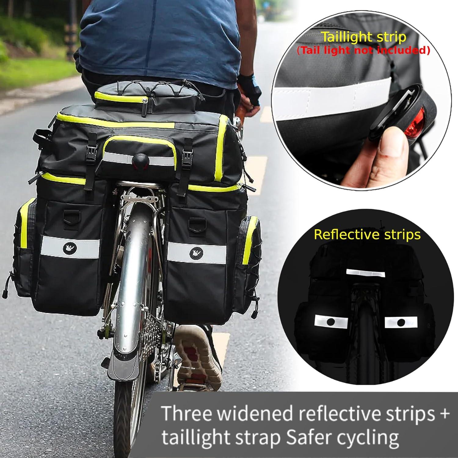 Fahrrad Gepäcktasche 3-in-1 wasserdicht 75L Multifunktional