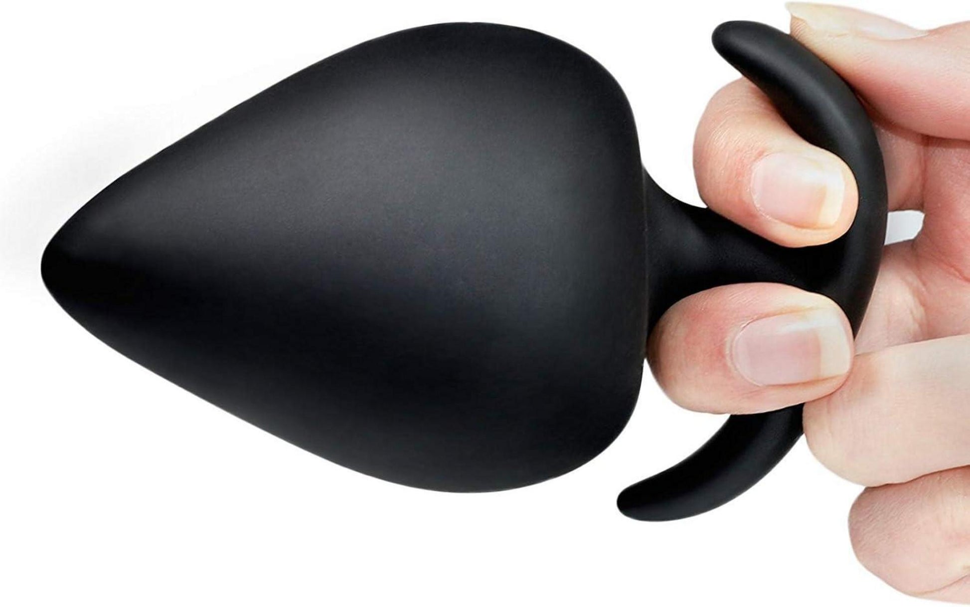 Analplug Schwarz Silikon Stoss Klein-XXL 5 Größen Anfänger