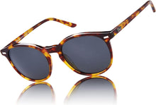 Damen Retro Polarisierte Sonnenbrille UV400 Vintage Acetat Rahmen