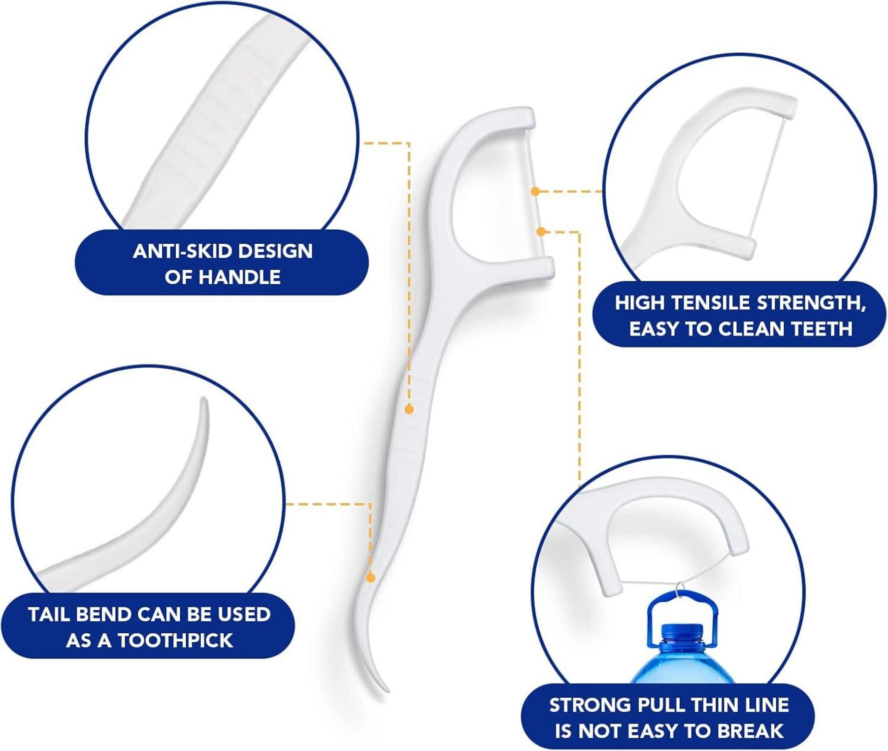 Zahnseide Sticks Einwegzahnseide Dental Floss Interdental Flosser 300
