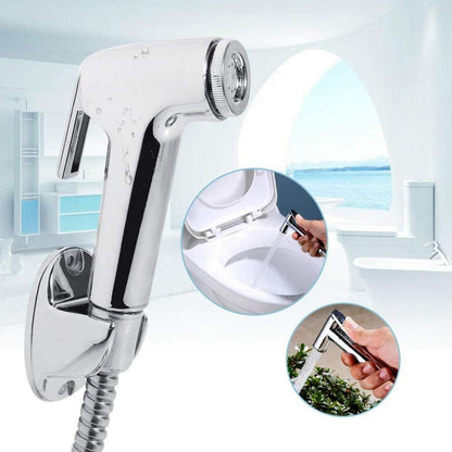 Bidet Sprühset Handbrause WC Dusch-Sprühschlauch 120cm Halterung