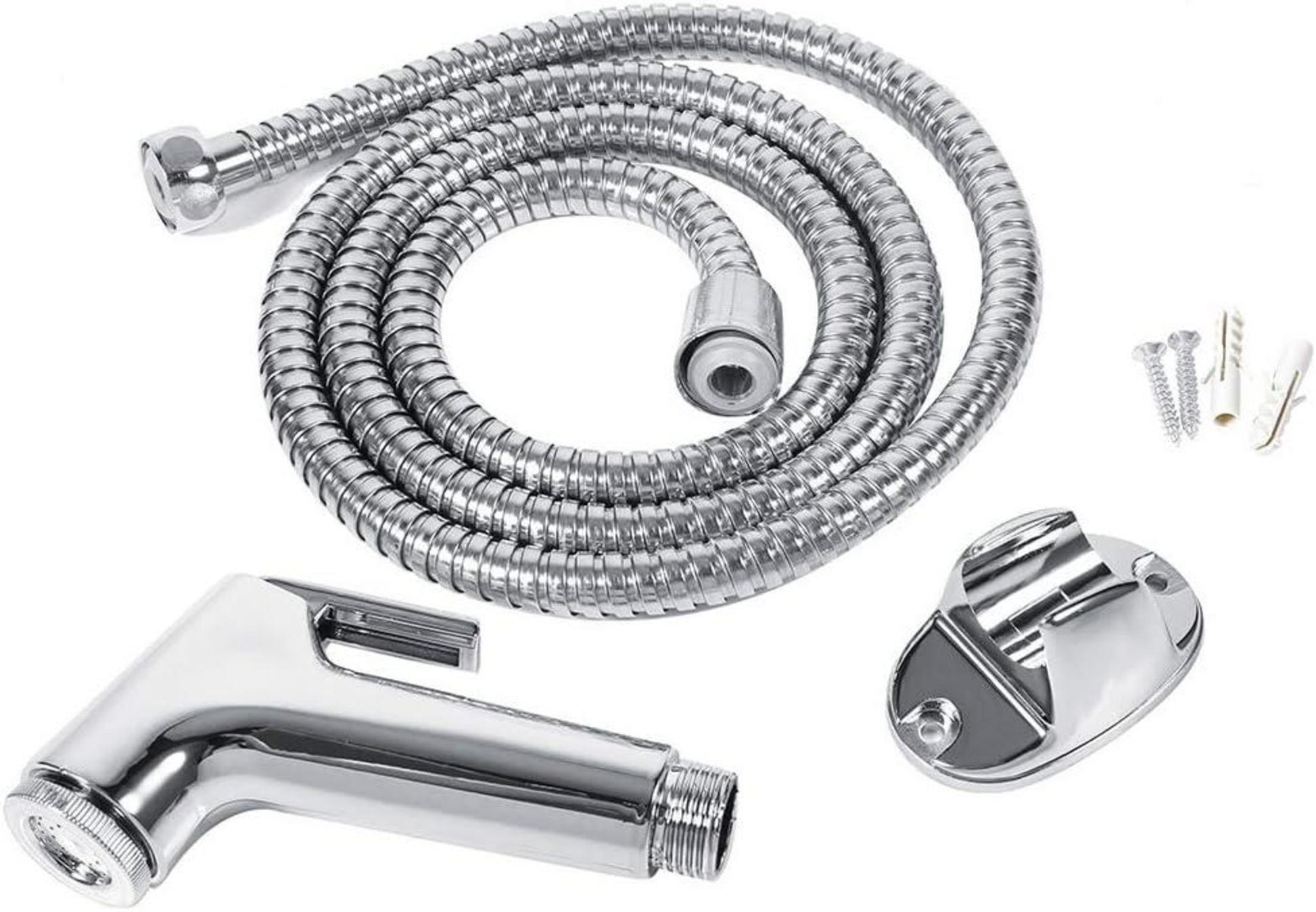 Bidet-Sprüh-Set Edelstahl Multifunktional Wandhalterung 120cm