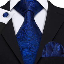 Herren Seidenkrawatte Set mit Taschentuch und