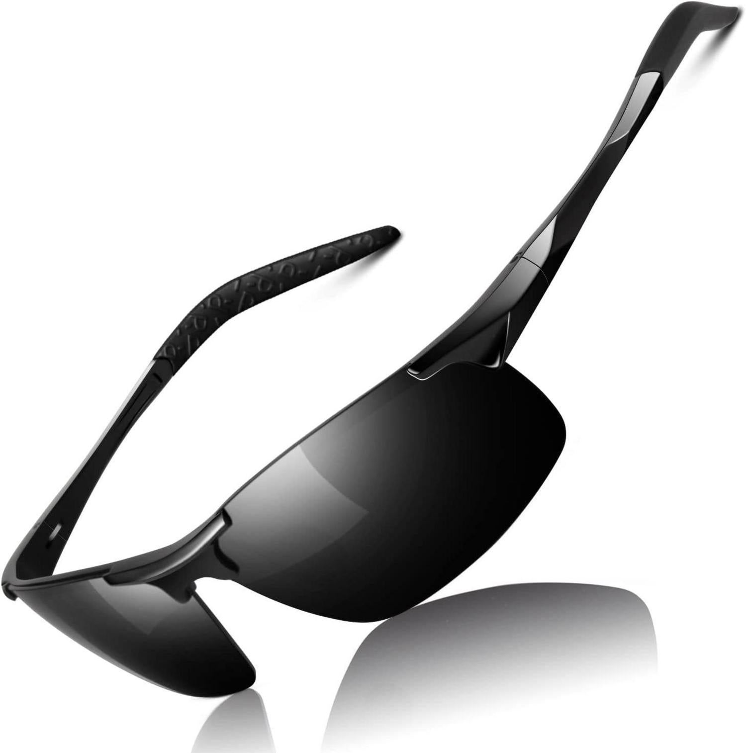 Polarisierte Sport-Sonnenbrille Herren Ultraleichte Al-Mg Rahmen