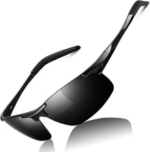 Polarisierte Sport-Sonnenbrille Herren Ultraleichte Al-Mg Rahmen