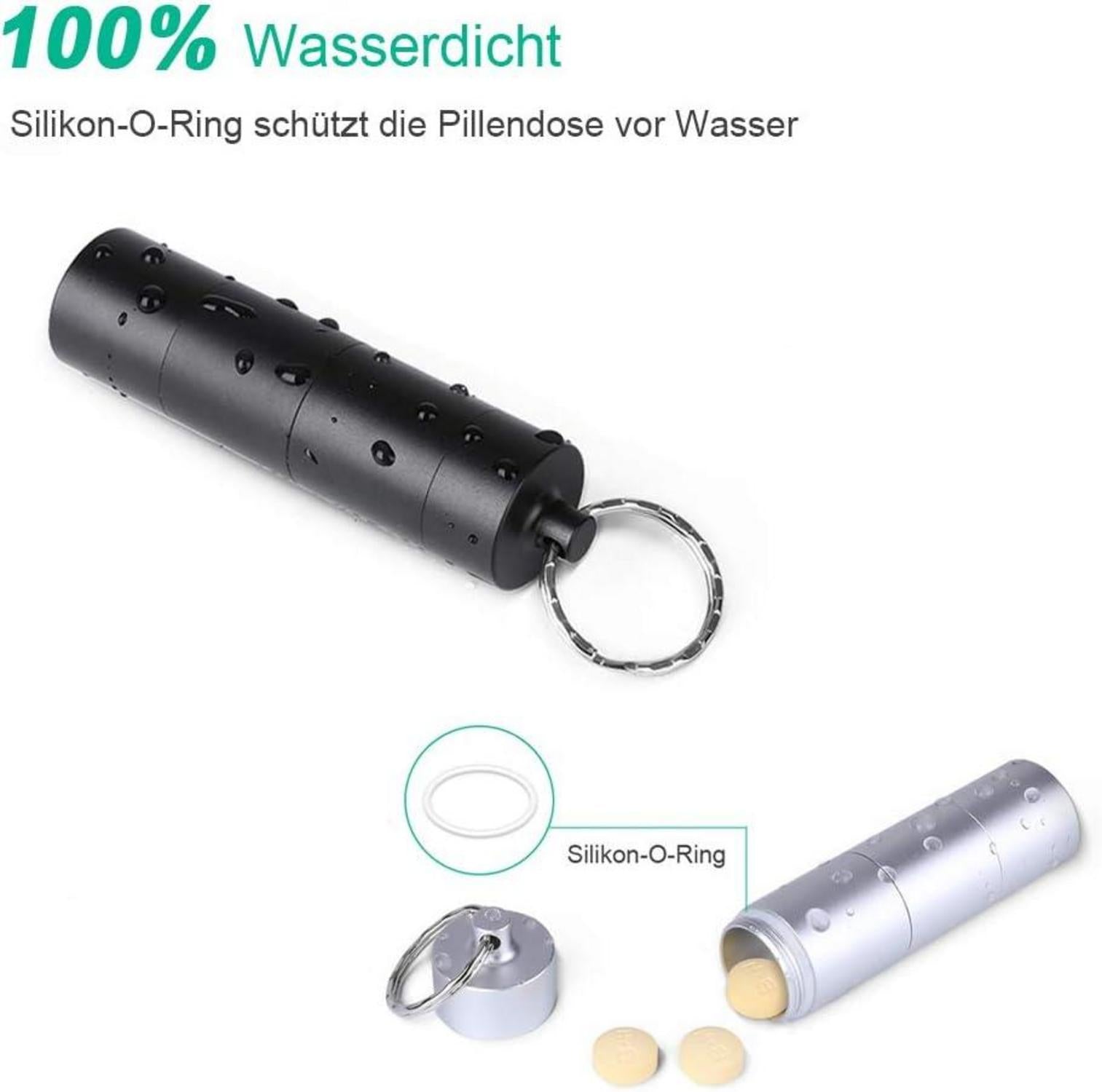 Opret 2er Pack Pillendose Schlüsselanhänger