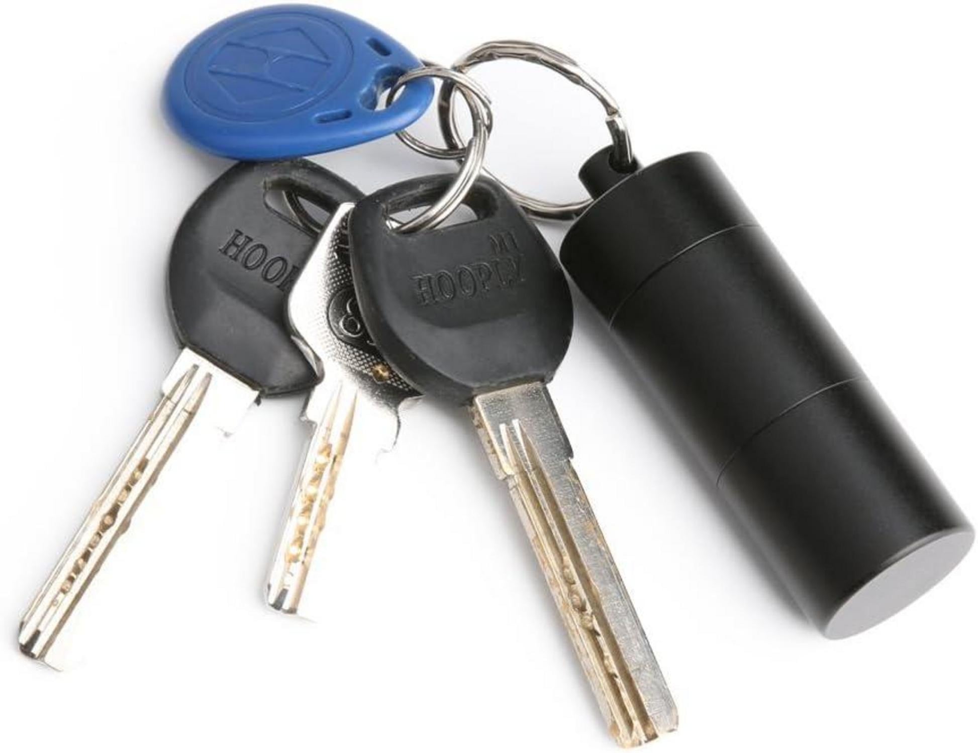 Pack Pillendose Schlüsselanhänger Wasserdicht Fächer