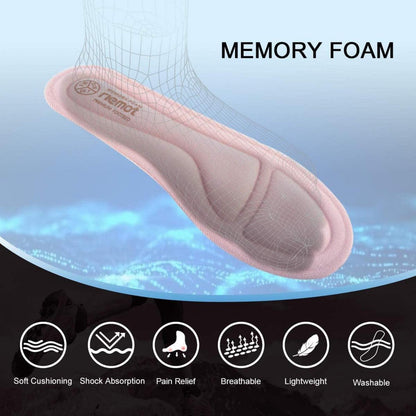 Memory Foam Einlegesohlen Damen Rosa Gr. 40