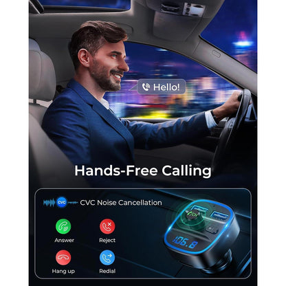 Bluetooth FM Transmitter Auto Adapter Freisprecheinrichtung