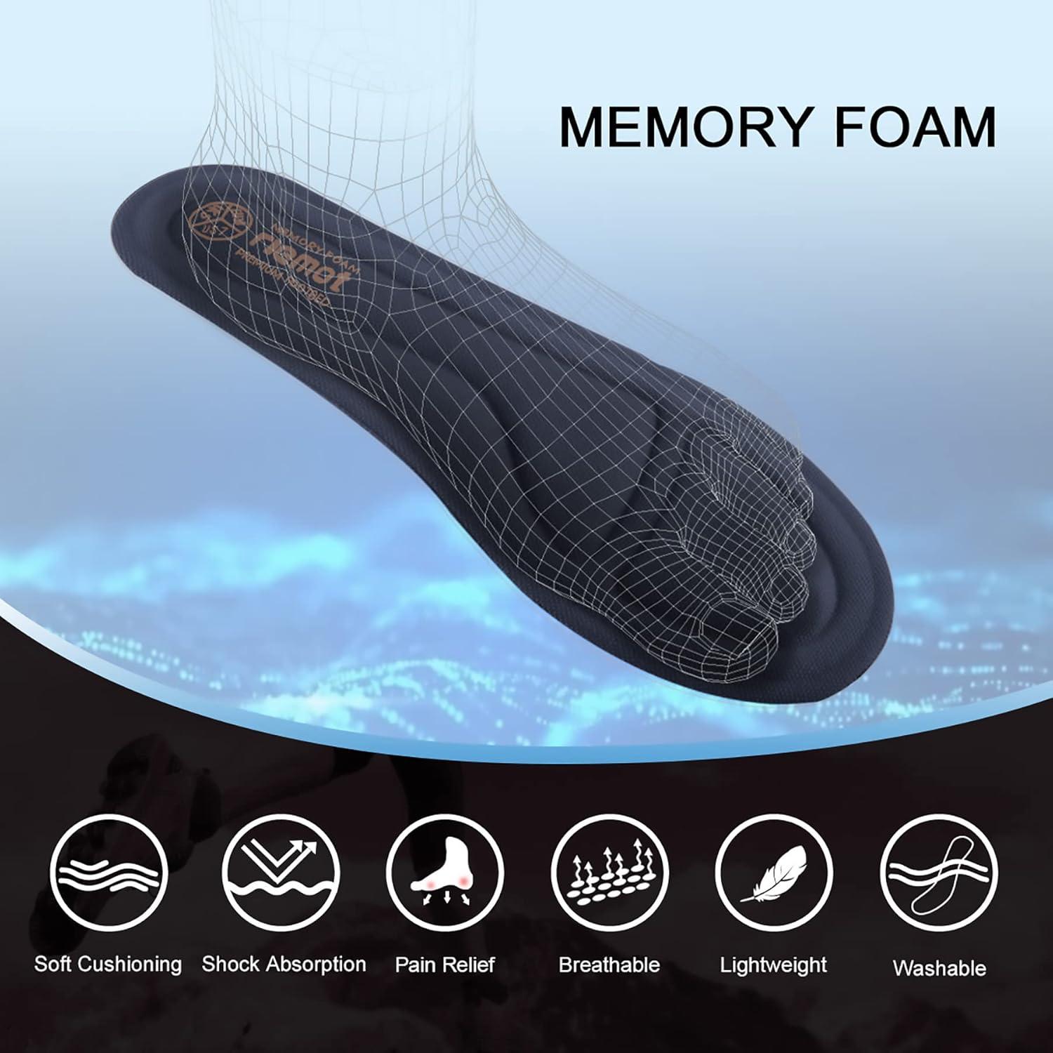 Memory Foam Einlegesohlen für Damen Herren - Weiche Schuheinlagen