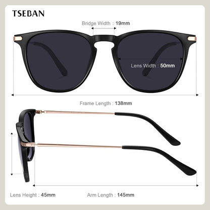 Vintage Polarisierte Damen Sonnenbrille Blaulichtfilter UV 400 Schutz