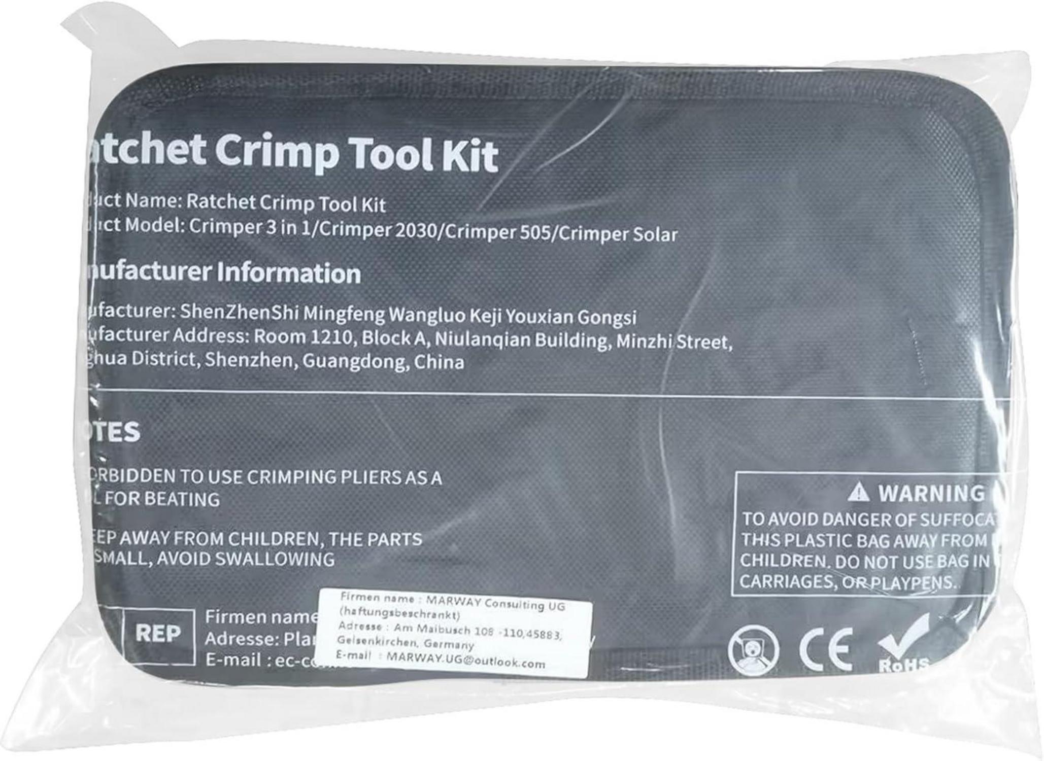 Crimpzange 2030pcs Dupont 2,54 mm Stecker und 460pcs JST-XH Kit, SN-28B 0,14-1 mm² für Dupont, JST, Molex, AMP EI