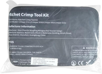 Crimpzange 2030pcs Dupont 2,54 mm Stecker und 460pcs JST-XH Kit, SN-28B 0,14-1 mm² für Dupont, JST, Molex, AMP EI