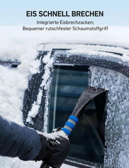 AstroAI 2in1 Auto Reinigungsbürste Eiskratzer Blau 68CM