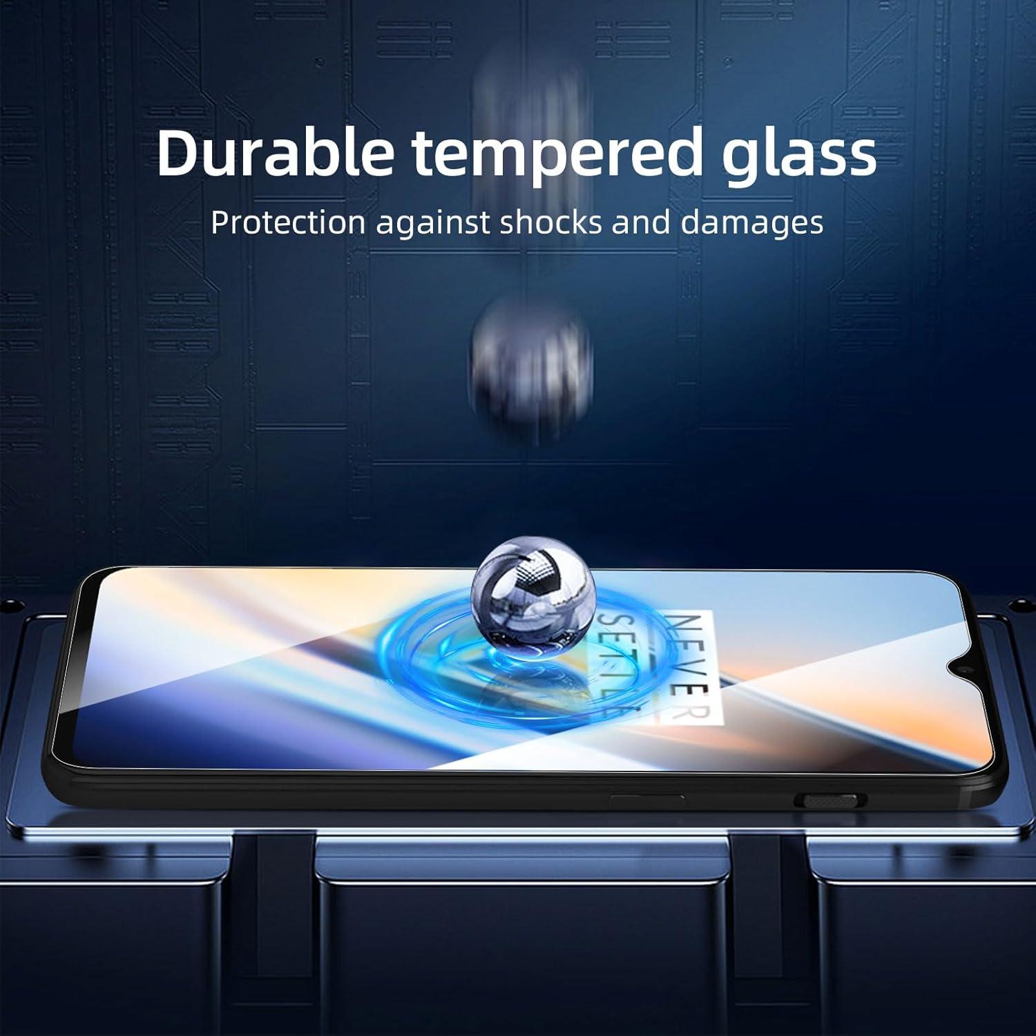 Panzer Schutz Glas One Plus 6T 7 - 9H Härte 2 Stück Ultra-klar