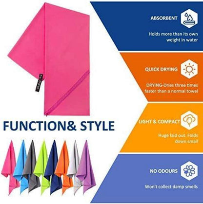 Mikrofaser Handtuch Ultra Leicht Schnelltrocknend XXXL 200cm x 100cm