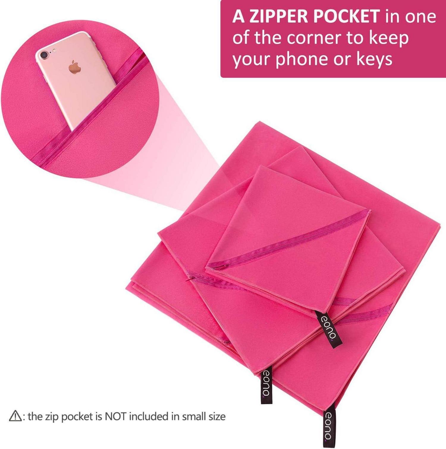 Mikrofaser Handtuch Ultra Leicht Schnelltrocknend Fuchsia