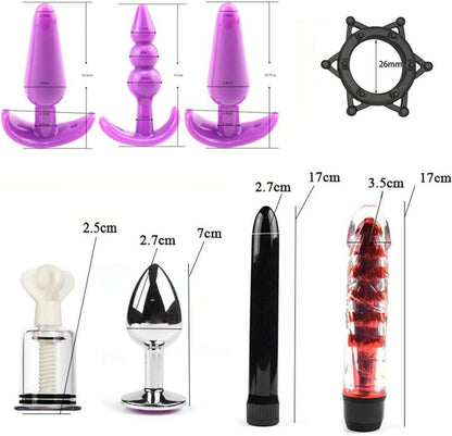 Bondage Set 23-teilig Fesselset Augenbinde Peitsche Erotik BDSM