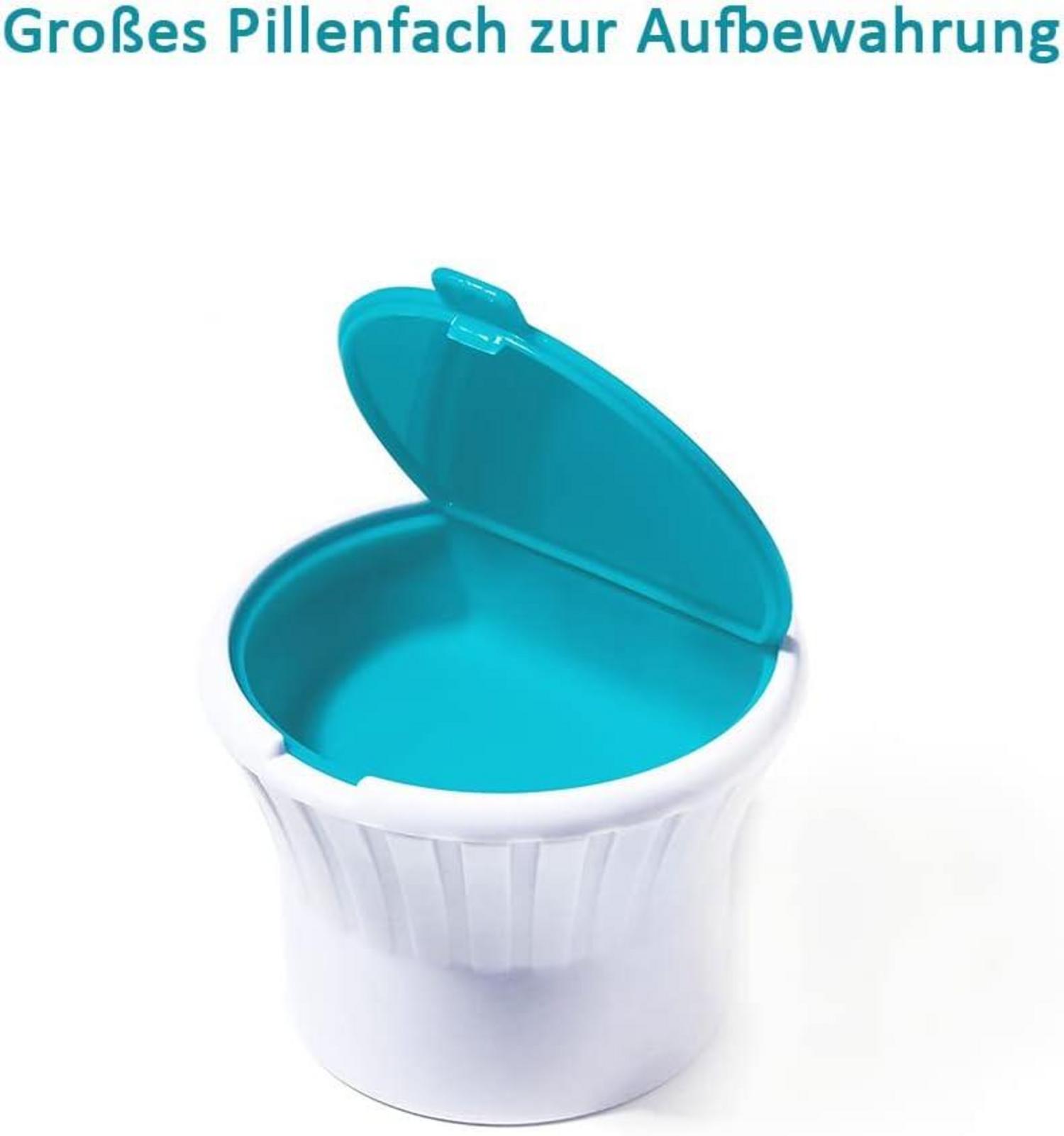 Opret 3-in-1 Tablettenteiler Tablettenmörser Pillenteiler Tabletten Zerkleinern