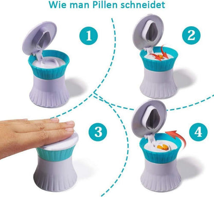 Tablettenteiler Tablettenmörser Pillenteiler für kleine und große Pillen
