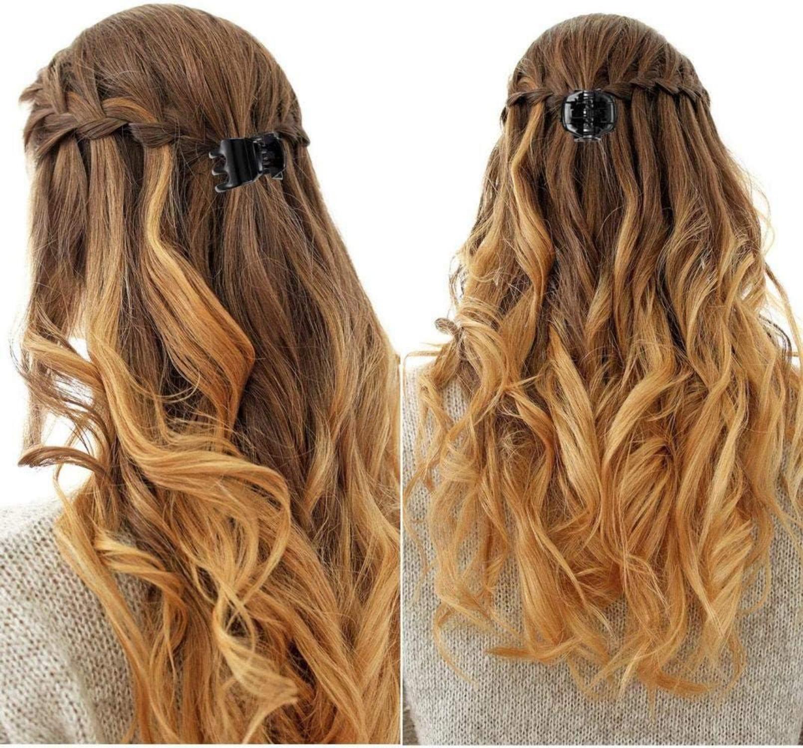 12 Stück Mittelgroße Haarklauenclips Haarstyling-Zubehör 1,3