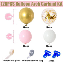 Luftballon Girlande Rosa Gold Babyparty Deko 128 stück