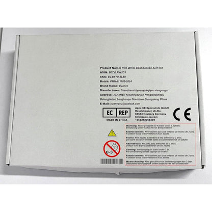 Luftballon Girlande Rosa Gold Babyparty Deko 128 stück